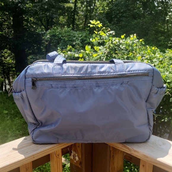Lug Quilted Puddle Jumper Duffel Bag in Blue - Picture 2 of 10